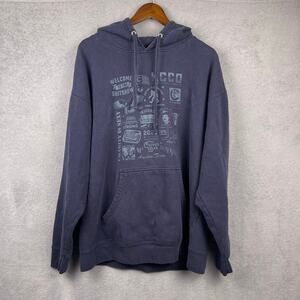 The Chive KCCO Mens Hoodie SZ 2XL 2020 Slogan Members Only Collection Navy Blue